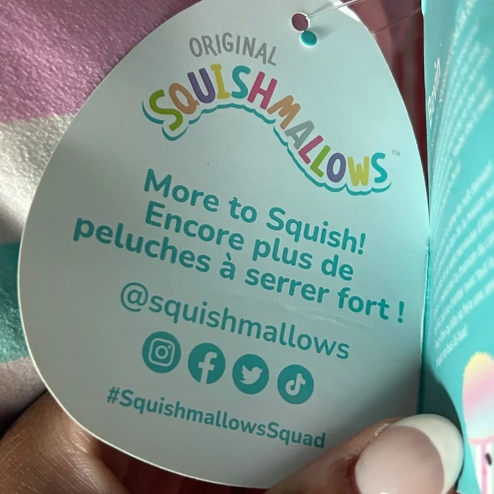 RARE squish mallow snow cone plush stuffed animal